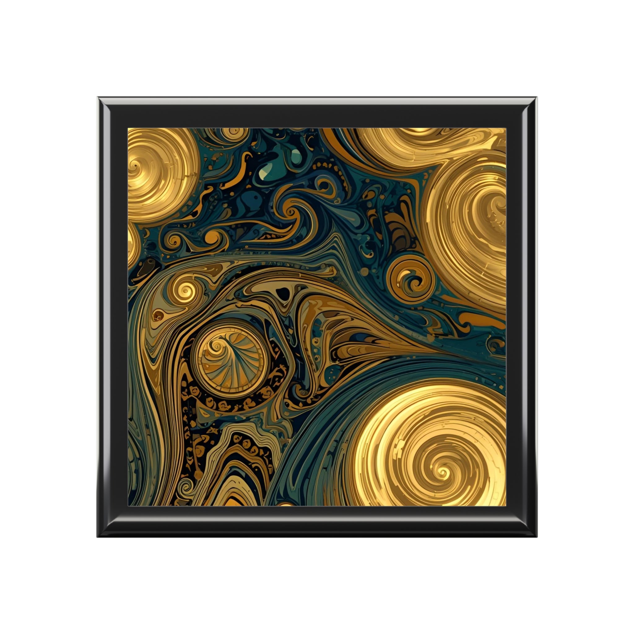 Elegant Swirl Jewel Box Organizer Gift For Her Home Decor - Rosetta Creative Boutique